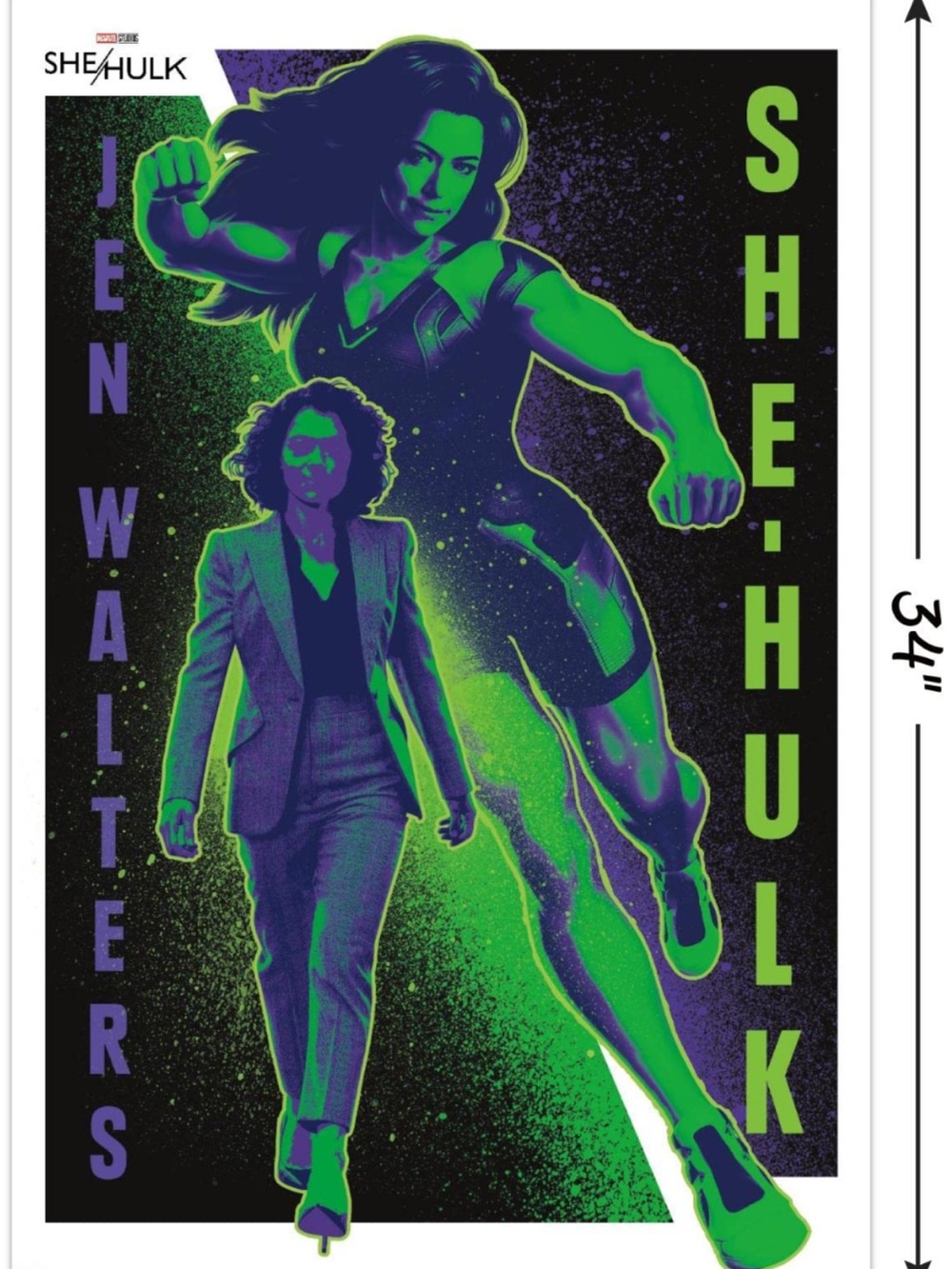 Marvel She-Hulk Jen Walters Poster! (New)